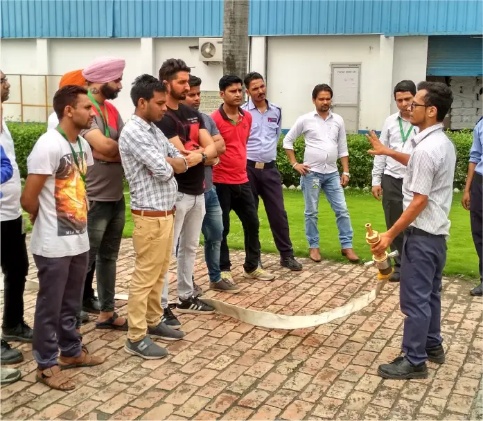 Fire safety technical training for operators